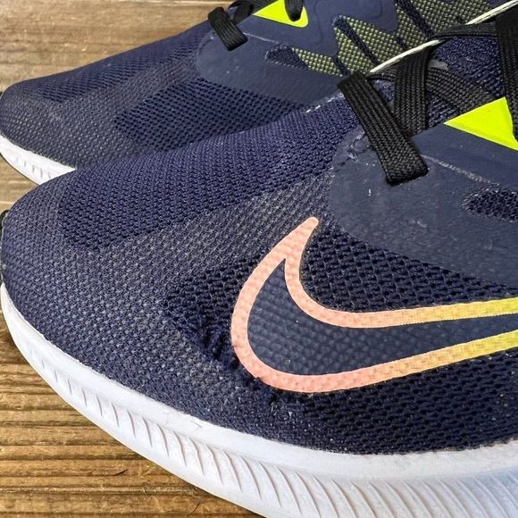 Womens Nike Quest 3 Blue‎ Sunset Athletic Running Shoes Sneakers Size 8.5 M GUC - Picture 3 of 7